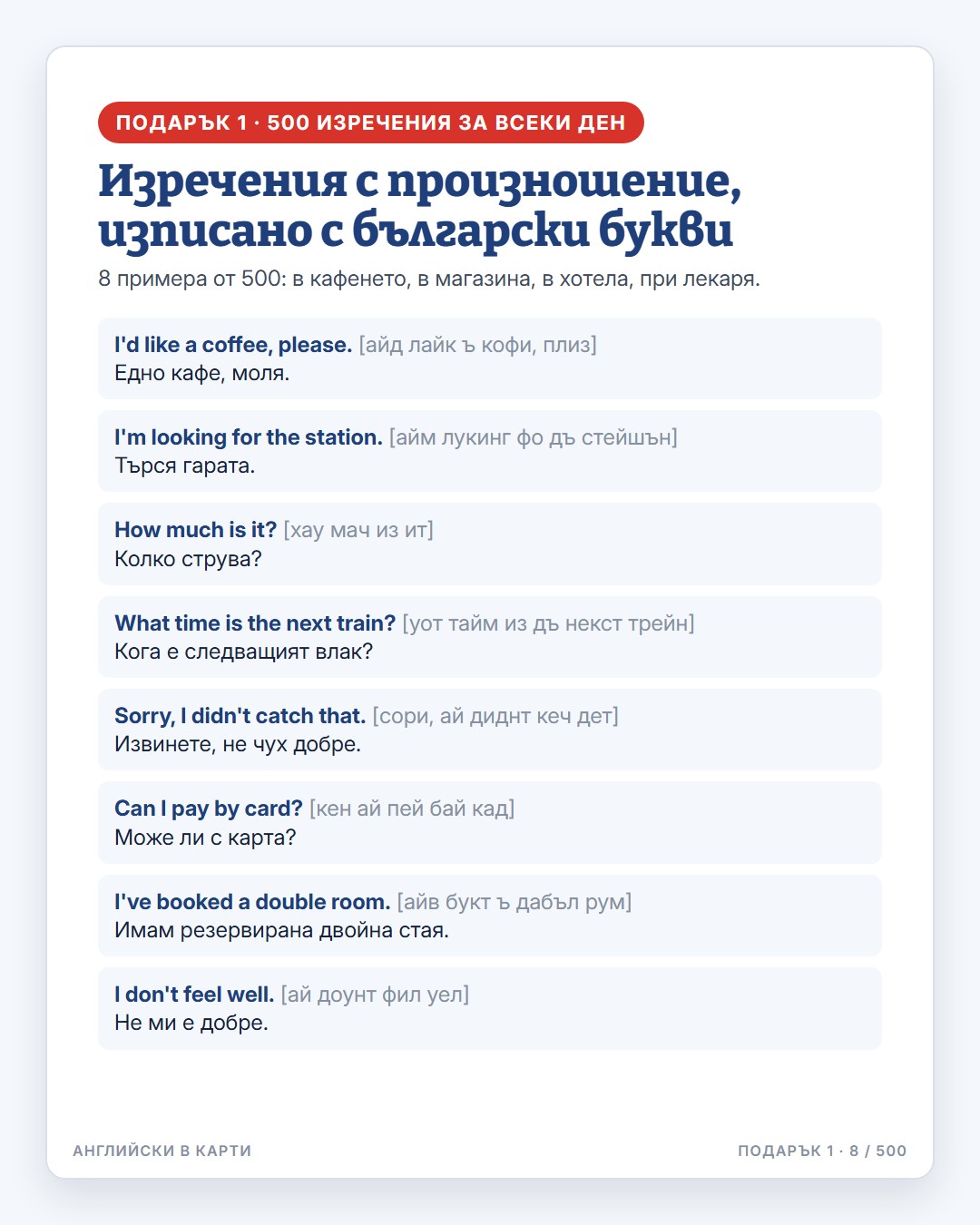 Примерна карта 3
